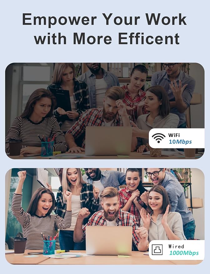 VIOY USB 3.0 to Ethernet Adapter, 10/100/1000Mbps RJ45 LAN Network Port - Image 5