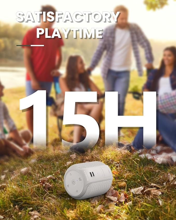NOTABRICK Bluetooth Speakers, Portable Wireless Speaker - Image 4