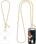 Metal Phone Chain, Crossbody Detachable Phone Lanyard by Derraffina