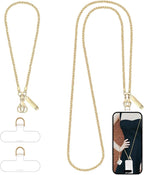 Metal Phone Chain, Crossbody Detachable Phone Lanyard by Derraffina