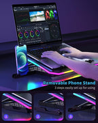Laptop Cooling Pad, KeiBn RGB Laptop Cooler - Image 5