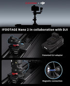 IFOOTAGE Shark Slider Nano II-660 Motorized Camera Shark Slider, Mobile APP/IPS - Image 2