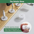 20Pcs Desk Grommet, Flexible Rubber Wire Grommets, Wall Grommets - Image 4
