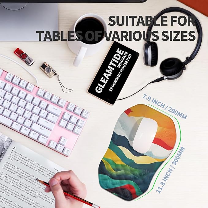 Ergonomic Raised Mouse Pad Wrist Support - Image 5