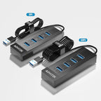 10Ft 4-Port USB 3.0 Hub Long Cable - Image 7