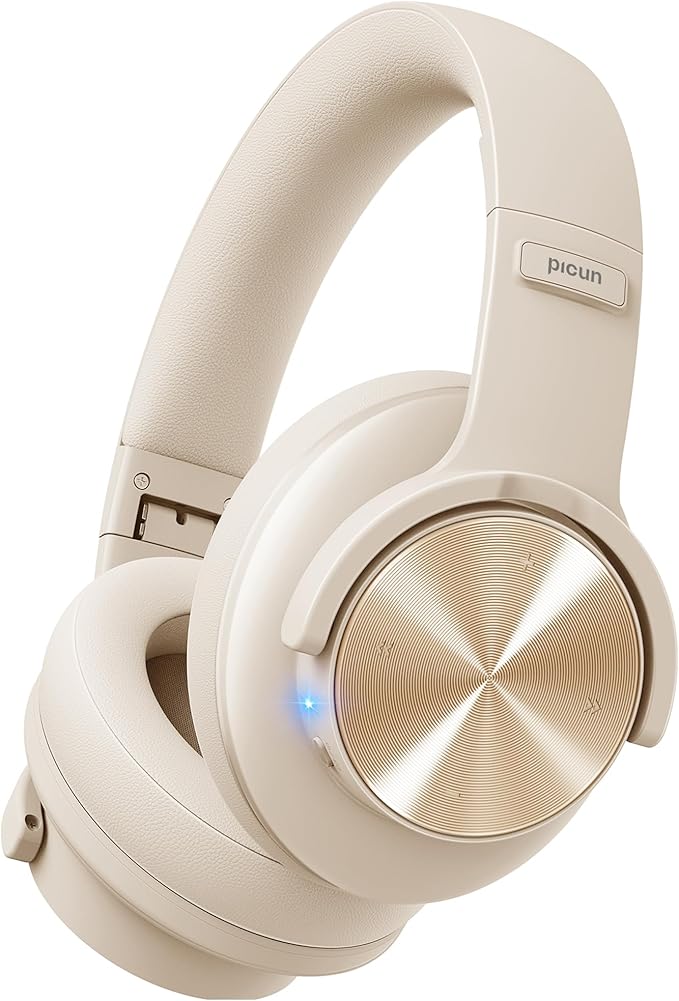 Picun B8 Bluetooth Headphones, 120H Playtime Headphone Wireless Bluetooth by Picun