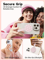 Magnetic Suction Phone Case Mount, Silicone Suction Cup Grip Stand - Image 5