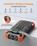 GOODaaa Solar Power Bank, 42800mAh Portable Charger 20W Fast Charging External - Image 4