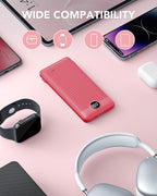Portable Charger Built-in Cables and AC Wall Plug, VRURC USB C Power Bank - Image 7