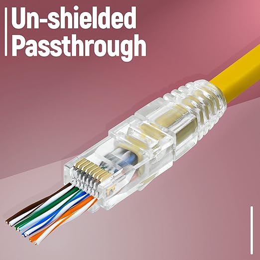 GTZ RJ45 Cat6 Pass Through Connectors and Strain Relief Boots - Image 4