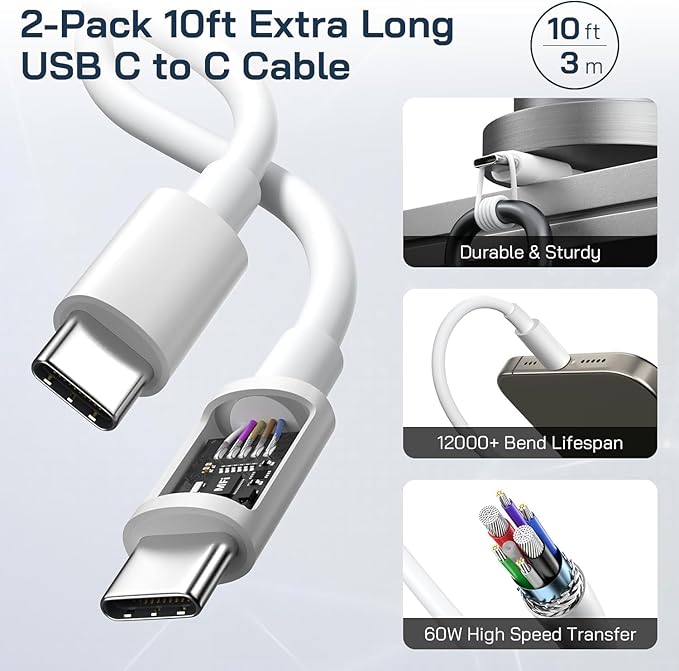 iPhone 16/15 Charger Fast Charging, iPad 12.9/11/10.9/Air 5/4 - Image 5