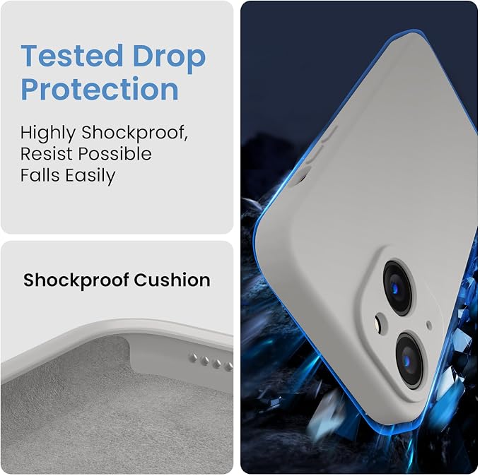 FireNova Designed for iPhone 15 Plus Case, Silicone Case with, Soft - Image 4