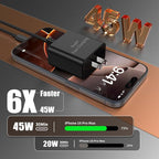 iPhone 16 Pro Max Charger Fast Charging, 45W Super Fast USB C Chargers - Image 3