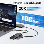 USB C to USB C Hub Dual Monitor, USBC Splitter - Image 6
