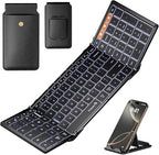 ProtoArc Backlit Foldable Keyboard, XK01 Plus Folding Portable Bluetooth by ProtoArc