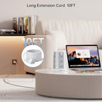 Power Strip Surge Protector, 10 Ft Extension Cord - Image 4