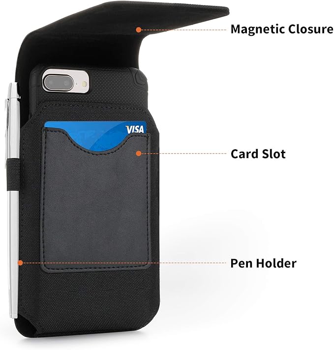 BECPLT Nylon for Galaxy S25 Ultra 5G S24/S23/S22/S21/S20 Ultra Belt Holster - Image 2