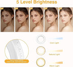 Clip on Ring Light, Kimwood Rechargeable 60 LED Selfie Ring Light - Image 4
