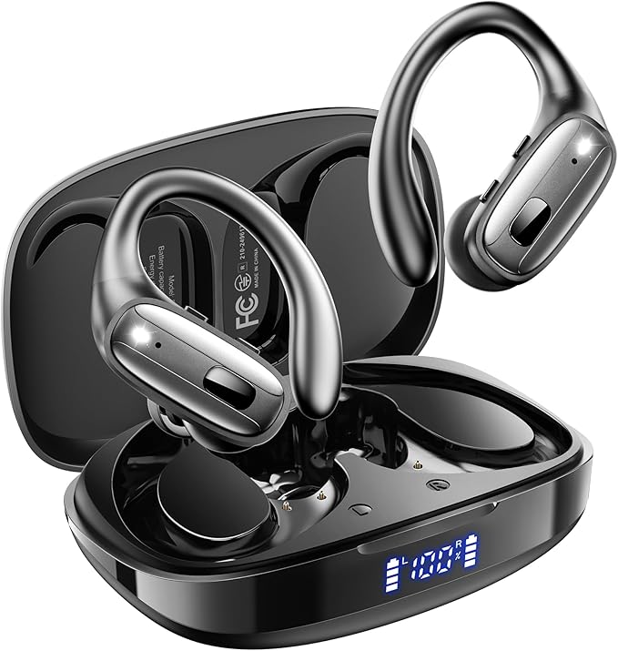 Wireless Earbuds, Sports Bluetooth 5.4 Headphones, Ear Buds by Unknown
