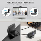 AUSDOM AF640 1080P Webcam with Microphone, 90°FOV USB PC Camera Webcam with - Image 6