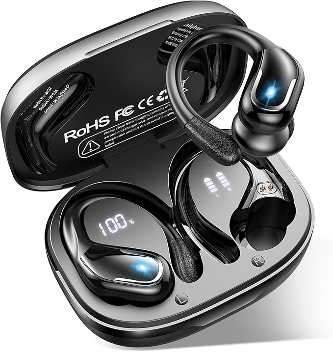 Ltinist Wireless Earbud, 75H Battery Over Ear Headphones by Ltinist