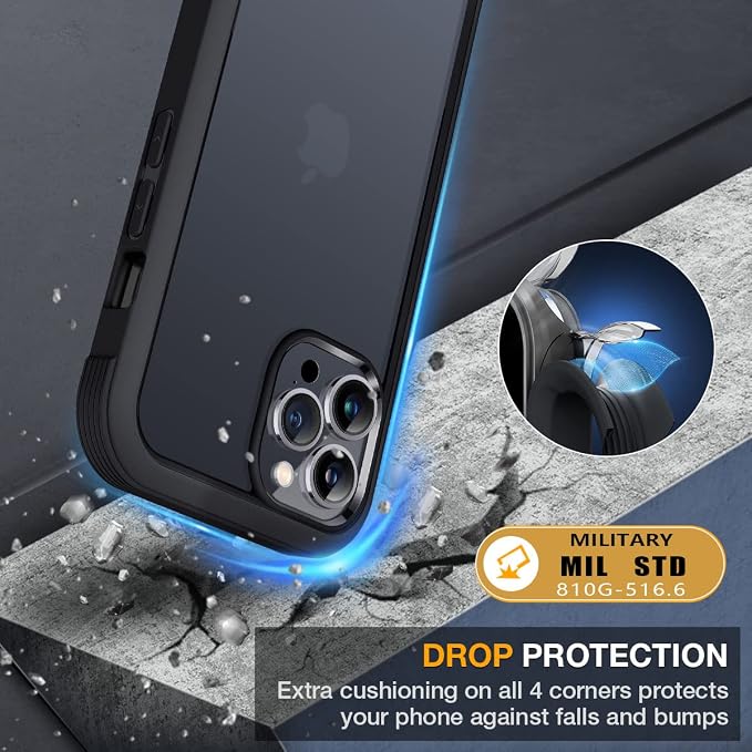 Miracase Glass Case for iPhone 13 Pro Max 6.7 inch, Upgrade Full-Body Clear - Image 6