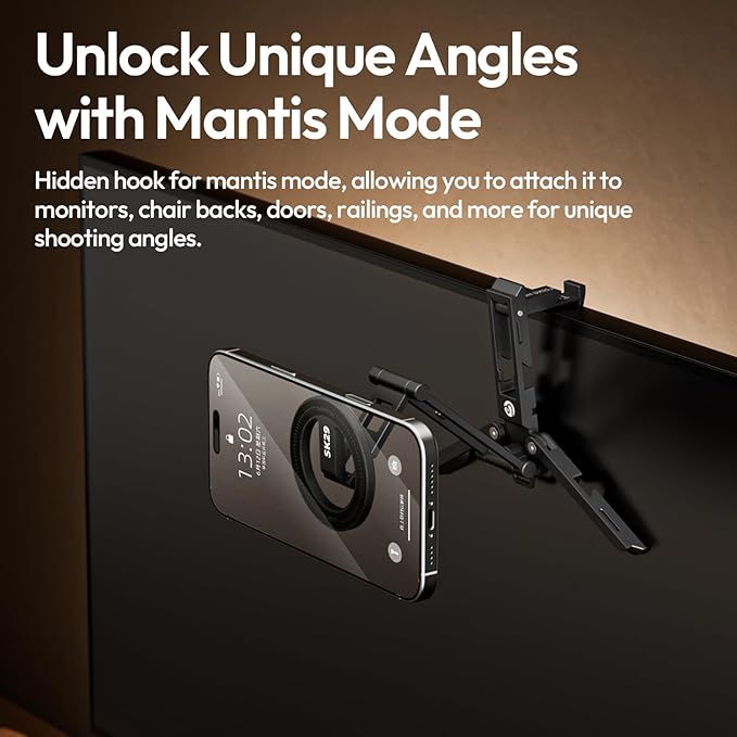 ULANZI Magnetic Phone Tripod Stand, Foldable Mini Tripod - Image 5