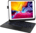QUARK Keyboard Case for iPad Pro 9.7 inch 6th Gen / 5th Gen, 360° Rotatable by QUARK