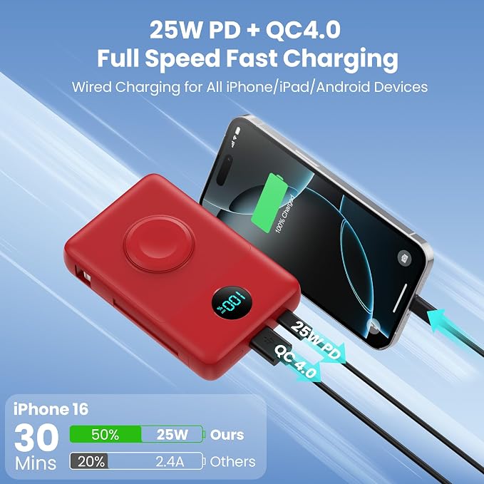 Magnetic Portable Charger 10800mAh - Image 5