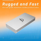 OWC 2TB Envoy Single Ultra Portable Aluminum Bus Powered 10G/s USB-C - Image 2