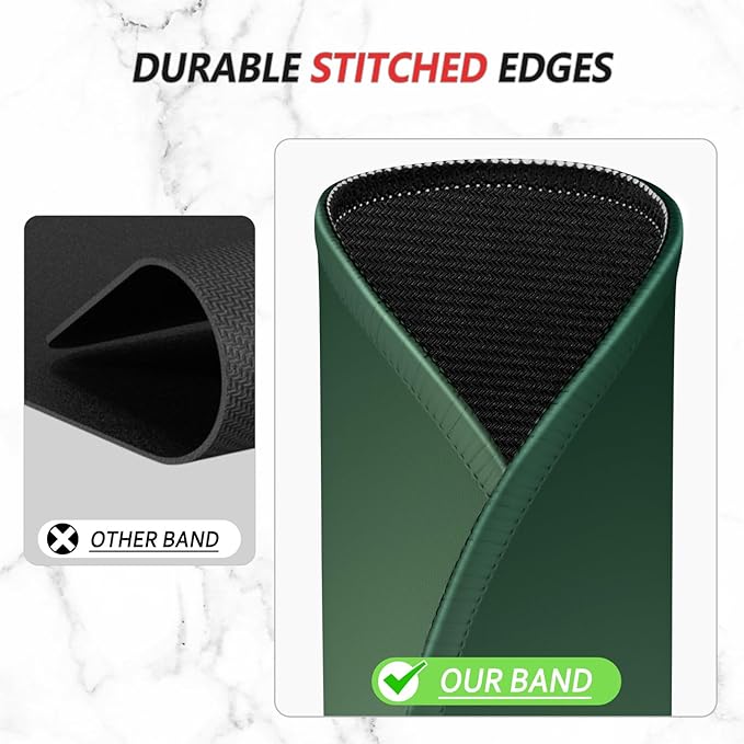 ITNRSIIET Mouse Pad Non-Slip Rubber Base Smooth Surface Stitched Edges - Image 5