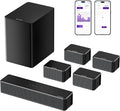 ULTIMEA 7.1 Sound Bars for Smart TV, 4 Wired Surround Speakers, Virtual by ULTIMEA