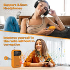XHDATA D220 Portable Radio AM FM SW Shortwave Receiver Pocket Radios, 2AA - Image 5