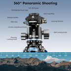 SIRUI 50.2" Carbon Fiber Travel Tripod, Compact Professional Camera Trippod - Image 3