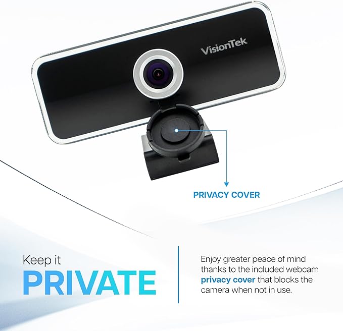 VisionTek VTWC20 Full HD Webcam, - Image 4