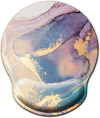 Mouse Pad with Wrist Support, Ergonomic Mouse Pad with Memory Foam Wrist Rest by LIZPARE