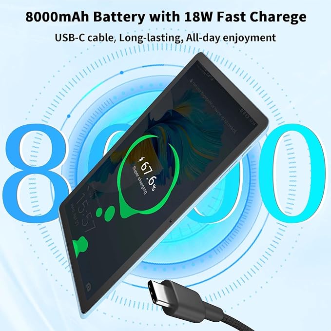 Android 15 Tablet, 11 inch Tablet - Image 6