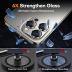 Camera Lens Protector for iPhone 16 Pro Max/16 Pro/15 Pro Max/15 Pro/14 Pro - Image 6