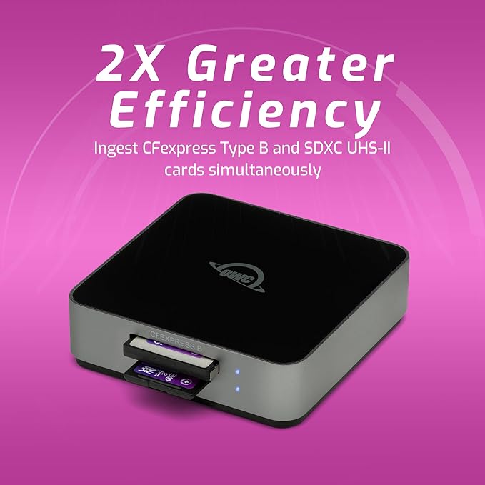 OWC Atlas Dual CFexpress Type B & SDXC UHS-II Card Reader - Image 2