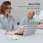 TECKNET Rechargeable Wireless Mouse, 2.4G Silent Mouse, Quiet Click, 6 - Image 3