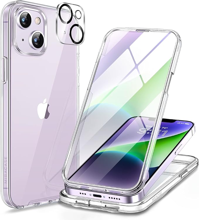 Miracase Class Series for iPhone 14 Case 6.1 inch, Full-Body Protective Bumper by Miracase