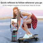 Auto Face Tracking Phone Holder, No App Required, 360° Rotation Phone Camera - Image 5