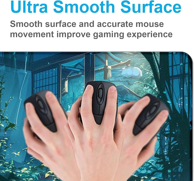 Anime Tropical Plants XL Extended Game Keyboard Pad, Women's Office Decoration - Image 5