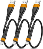OIITH MFi Certified Short for iPhone Charger Cable 3 Pack 1 Ft, 12 inch for by OIITH