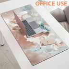 Mouse Pad Large Rose and Leaves Non-Slip Game Desk Mat - Image 5