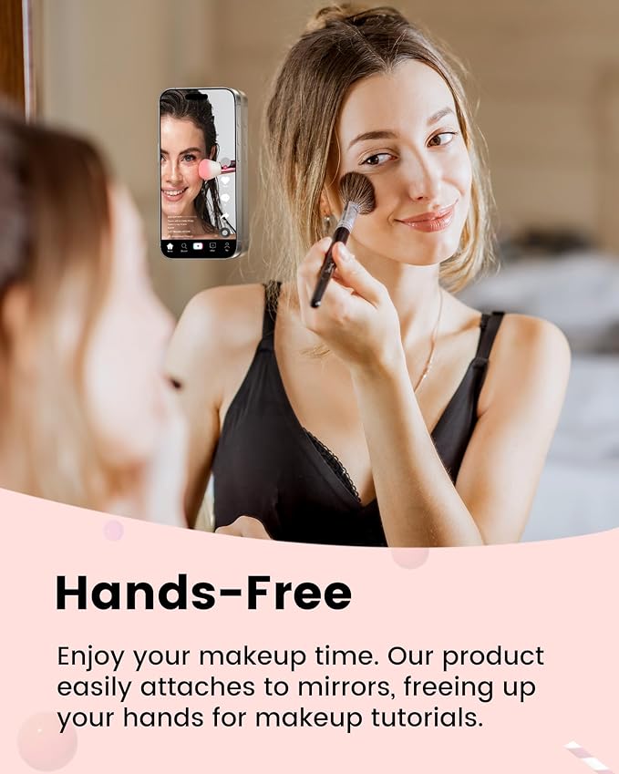 amBand Magnetic Suction Mirror Window Phone Holder, Sticky Grip Double Sided - Image 5