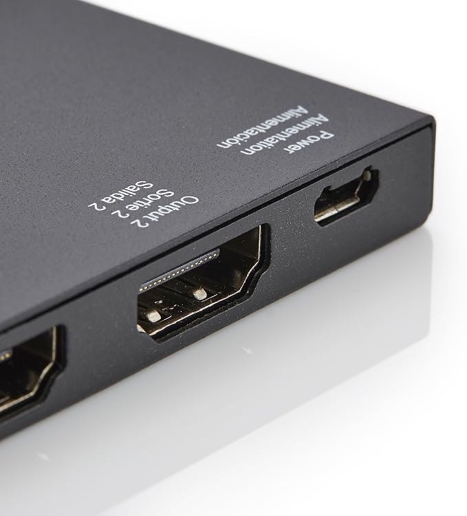 Amazon Basics HDMI Splitter 1 in 2 Out, 4K@60Hz - Image 5
