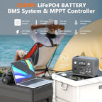 Portable Power Station 300W, ALLWEI 256Wh Solar Generator - Image 6
