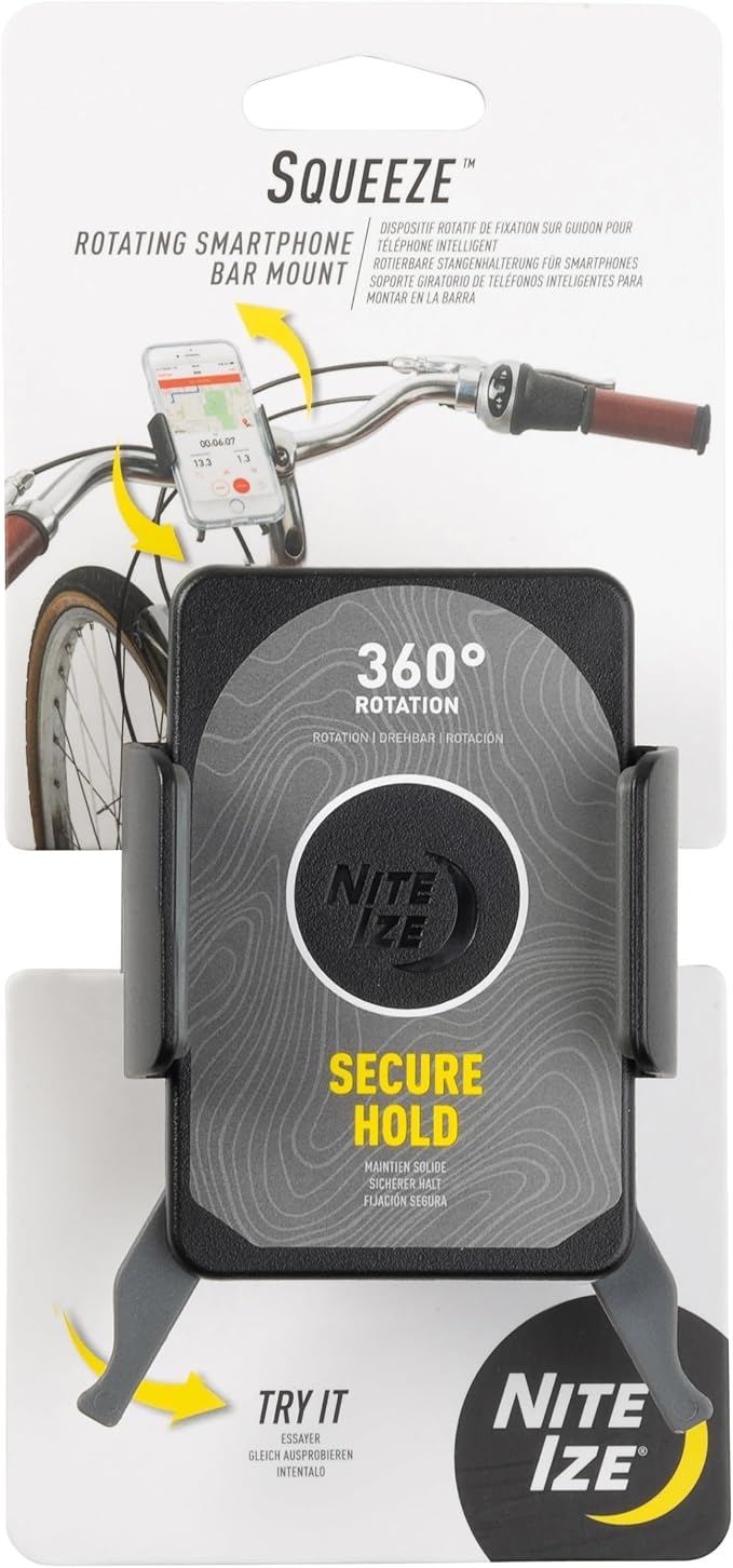 Nite Ize Squeeze Rotating Smartphone Bar Mount by NiteIze