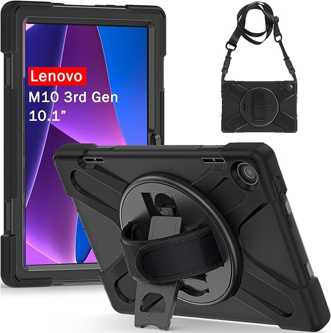 Junfire Shockproof Case for Lenovo Tab M10 3rd Gen 10.1 inch 2022, Heavy Duty by Junfire